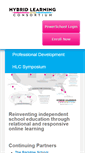Mobile Screenshot of hybridlearningconsortium.org